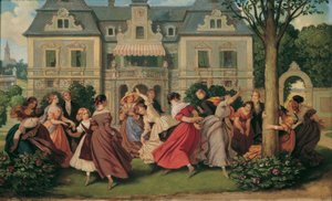 Jogo de salão de Moritz Ludwig von Schwind