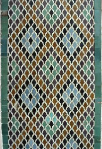 Bou Inania Madrasa, zellij tilework, c14th (cerâmica)