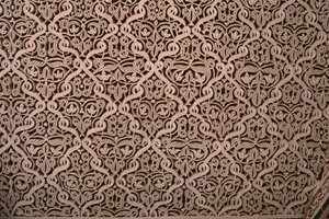 Kasbah de Thamiel glaoui, estuque, detalhe (cerâmica)