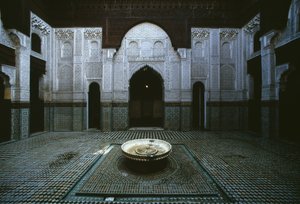 Madrasa Bou Inamia, pátio