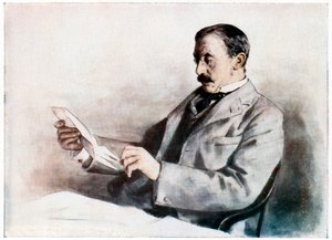 Alfred Milner, 1º Visconde Milner, estadista britânico, início do século 20 de Mortimer L Menpes