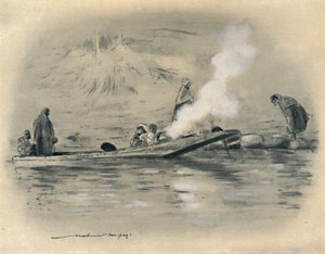 Família da tribo nômade, 1903 de Mortimer L Menpes