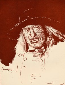 Um camponês da Bretanha, c1898 de Mortimer Ludington Menpes