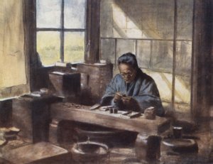 Um trabalhador cloisonne de Mortimer Ludington Menpes