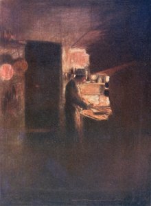 Uma cozinha parisiense de Mortimer Ludington Menpes