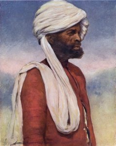 Um Retentor de Dhar (cor litho) de Mortimer Ludington Menpes