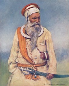 Um guerreiro sikh, 1903