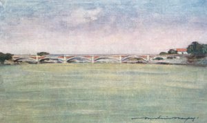 De manhã cedo no rio Sena de Mortimer Ludington Menpes