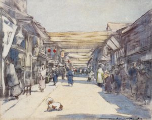 Rua das madressilvas de Mortimer Ludington Menpes