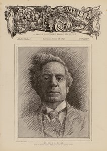 John Lawrence Toole, ator inglês (gravura) de Mortimer Ludington Menpes