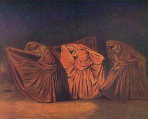 Meninas Nautch em Delhi, 1905 de Mortimer Ludington Menpes