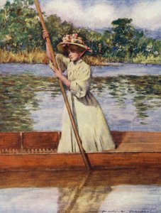 Punting de Mortimer Ludington Menpes