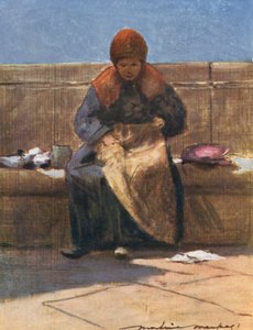 Pegador de pano de Mortimer Ludington Menpes