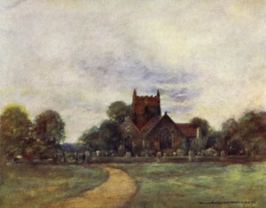 A, igreja, wargrave de Mortimer Ludington Menpes