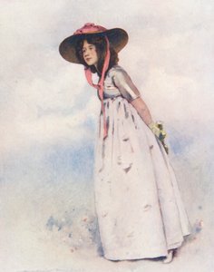 Crianças do Mundo: English, Phoebe (litografia a cores) de Mortimer Ludington Menpes