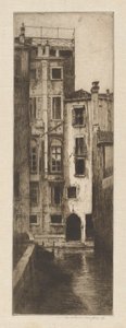 Canal Back by Way de Mortimer Menpes