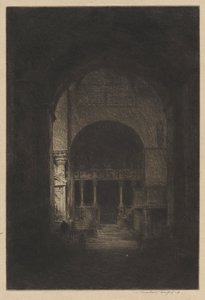 Interior de St. Mark de Mortimer Menpes