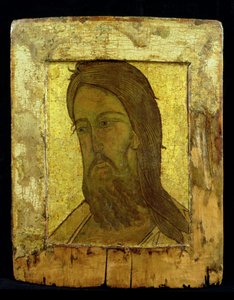 Ícone de São João Batista, c.1500 (folha de ouro e têmpera no painel)