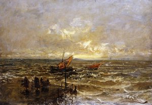 Barcos à vela em um píer,