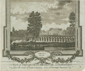 Shugborough Hall: gravura, nº [ 1760] de Moses Griffiths