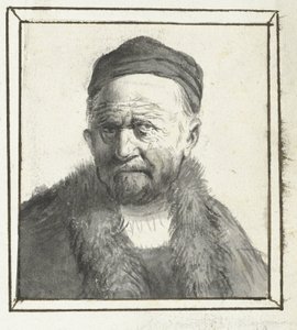 busto de um homem de Moses Ter Borch