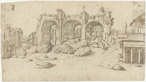 Ruínas da Basílica de Maxêncio e Constantino, Roma