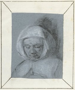 Estudo da cabeça de uma mulher de Moses Ter Borch