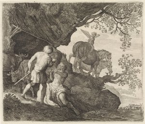 Mercúrio bestrando Battus de Moyses van Wtenbrouck