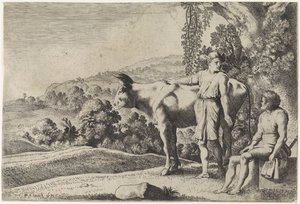 Mercúrio em conversa com Argus de Moyses van Wtenbrouck