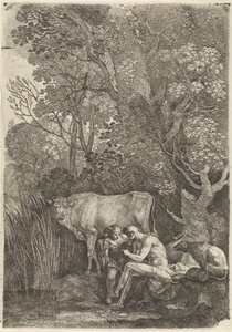 Mercúrio acalma Argus para dormir de Moyses van Wtenbrouck