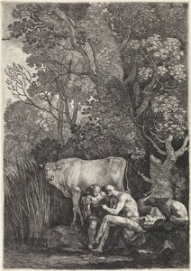 Mercúrio acalma Argus para dormir de Moyses van Wtenbrouck