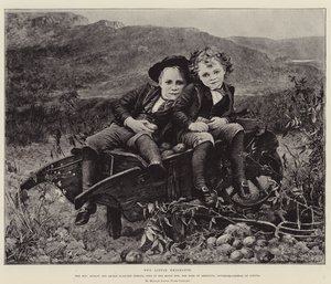 Dois Pequenos Emigrantes, o Honorável Dudley e Archie Hamilton Gordon, Filhos da Direita Honorável ao Conde de Aberdeen, Governador Geral do Canadá