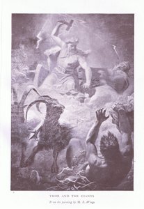 Thor e os gigantes, década de 1920