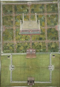 Mausoléu de Jahangirs em Lahore, 1770 de Mughal School