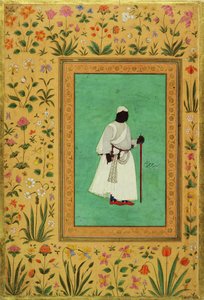 Malik Ambar (1548-1626) de Ahmadnager, c.1605-27 de Mughal School