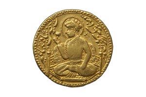 Moeda Mughal (ouro) de Mughal School