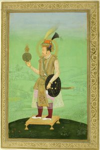 Retrato do Imperador Jahangir, c.1800 de Mughal School