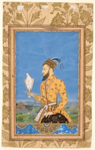Retrato do Príncipe Azam Shah de Mughal School