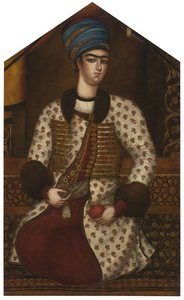 Retrato de Rustam Khan Sand de Muhammad Sadiq