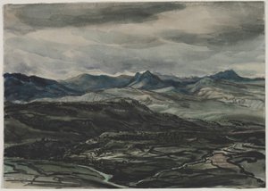 Tempo de tempestade, Ronda, Espanha de Muirhead Bone