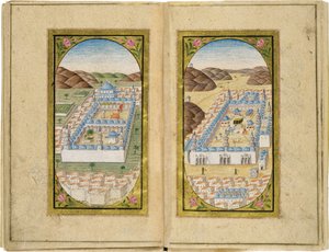 Al-Masjid an-Nabawi na Grande Mesquita, 1783 de Mustafa Halimi