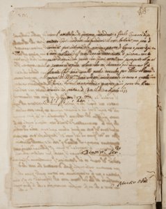 Carteira de desenhos de Mutio Oddi de Urbino e outros, p120, c.1635-40 (caneta e tinta no papel em volume encadernado) de Muzio Oddi