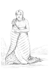 A Fonte Pura, esposa do chefe da tribo Ponca, 1841.