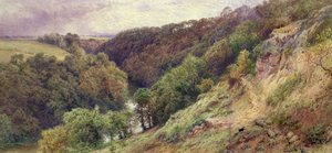 Uma Dell em Devonshire de Myles Birket Foster