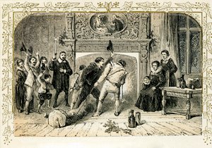 Cerimónia para a véspera de Natal - de Myles Birket Foster
