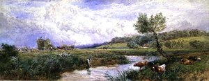 Hora da Colheita de Myles Birket Foster