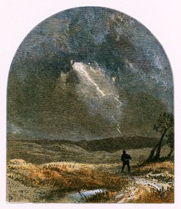 Ilustração para &39;Beautiful Youth Struck Blind by Lightning&39; de Myles Birket Foster