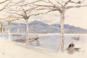Lago Maggior, Itália de Myles Birket Foster