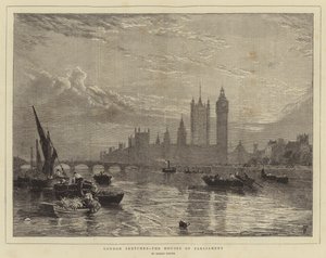 Esboços de Londres, as Casas do Parlamento