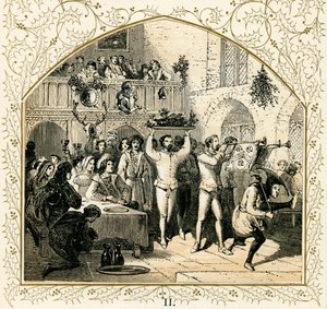 Apresentar a cabeça do javali de Myles Birket Foster